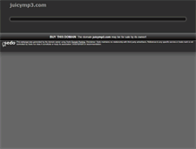 Tablet Screenshot of juicymp3.com